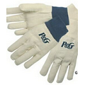 Canvas Gloves w/ Natural Knit Wrist